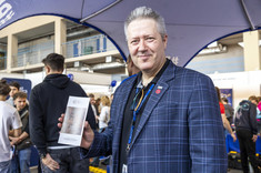 Stoisko Politechniki Rzeszowskiej na targach Edu Salon,