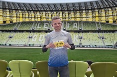 Mariusz Szarek w Gdańsku na półmaratonie 
